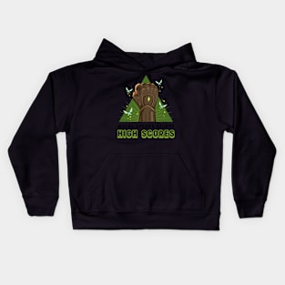 Where dreams become high scores Kids Hoodie